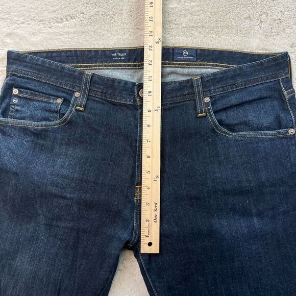 AG Adriano Goldschmied Tellis Jeans Mens 36x28 Hemmed Modern Slim Stretch Denim - Picture 6 of 9